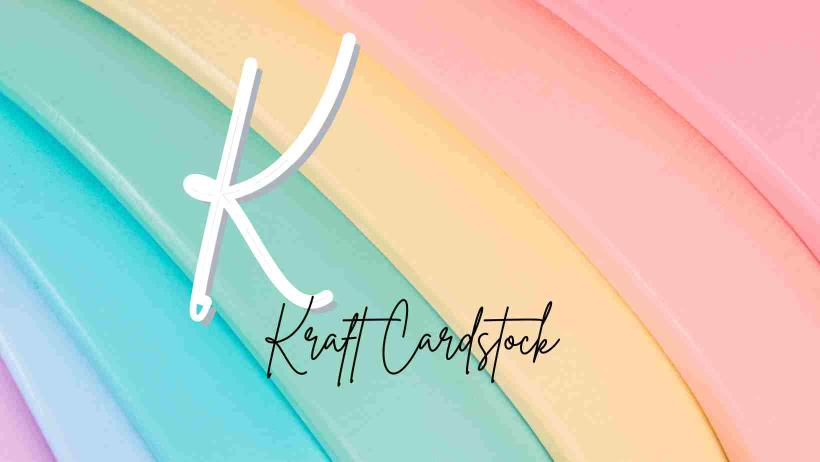 Kraft Cardstock in card making