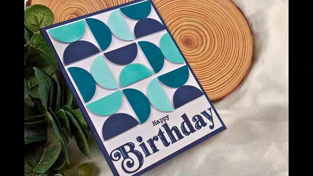 Semi-circle Card Making with Natasha Foote Creative