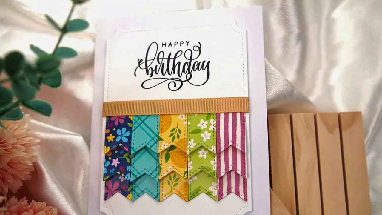 Natasha Foote Creative Happy Birthday Banner Die Card