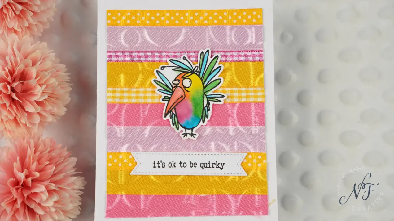 Using Ribbon in Card Making: A Simple Sheen Technique