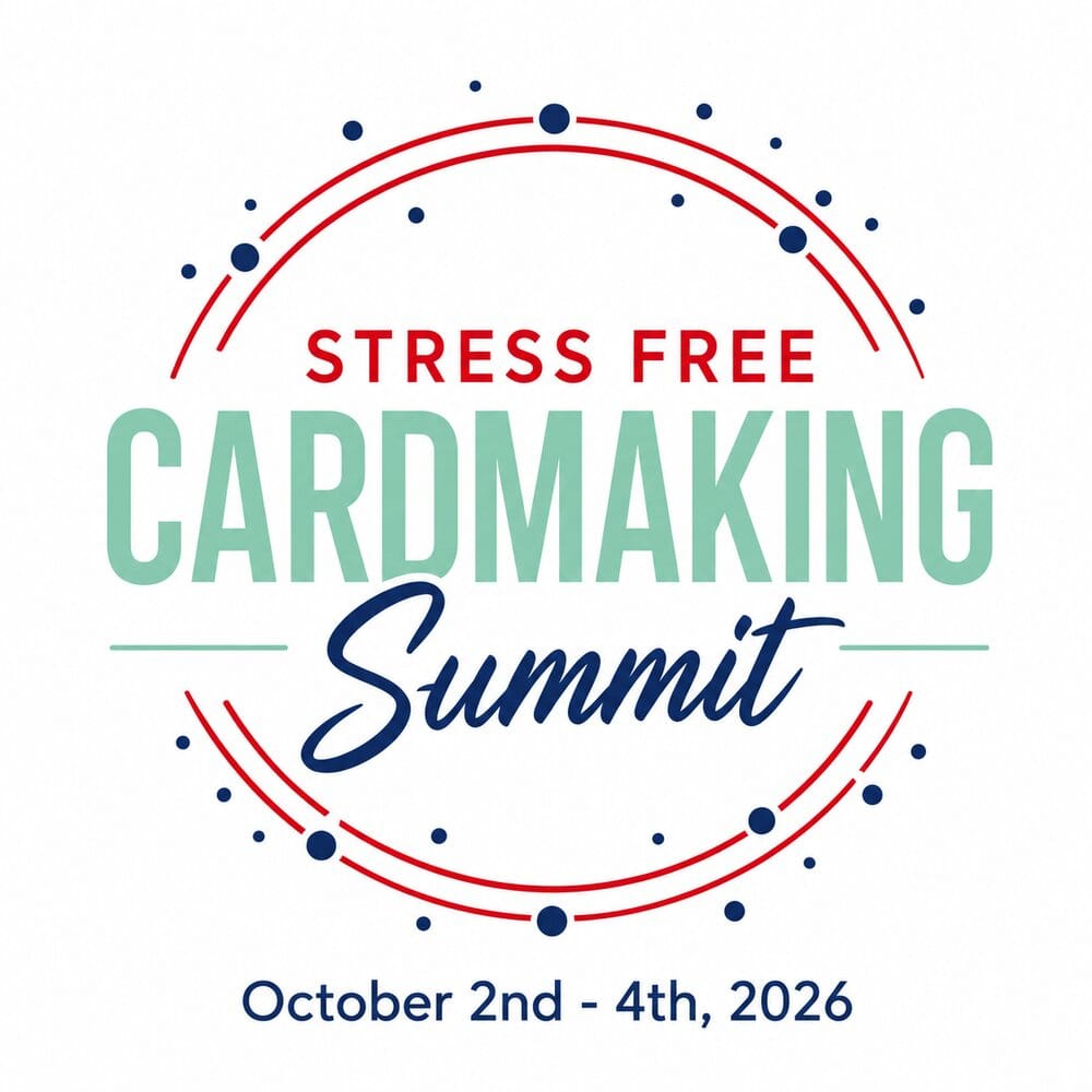 Stress Free Cardmaking Summit October 2-4th 2026 circle logo
